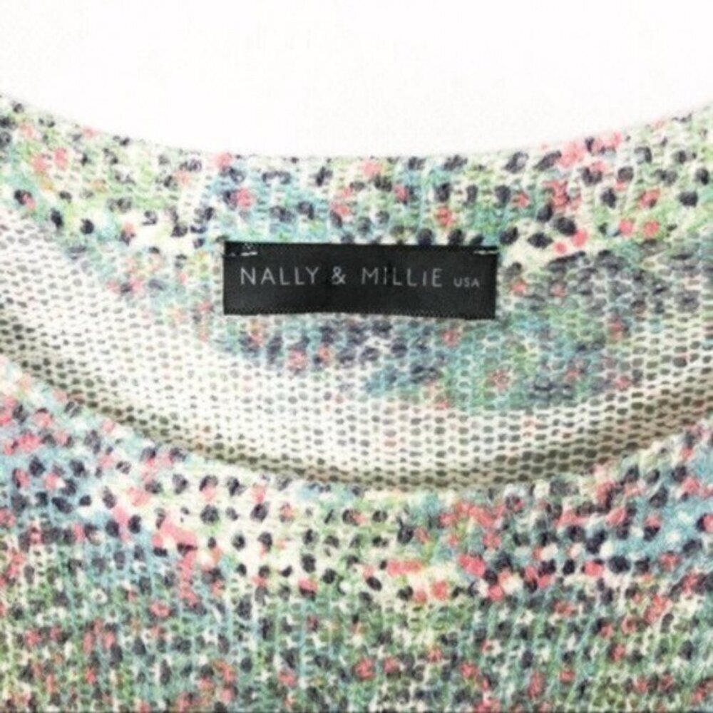 Nally & Millie | Women's Hi Low Long Sleeves Sweater Size Small - Picture 3 of 6
